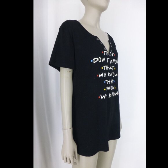 Friends TV Show "They Don't Know That We Know, They Know, We Know" T-Shirt - Picture 3 of 11